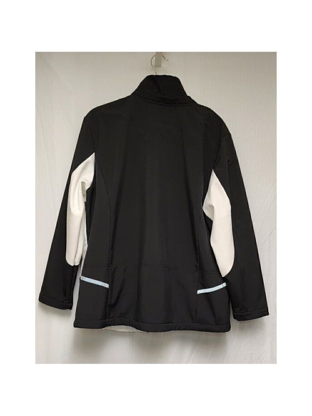 Sporto Long Sleeve Womens Colorblock Back/Ivory Jacket Size XL - Picture 4 of 7